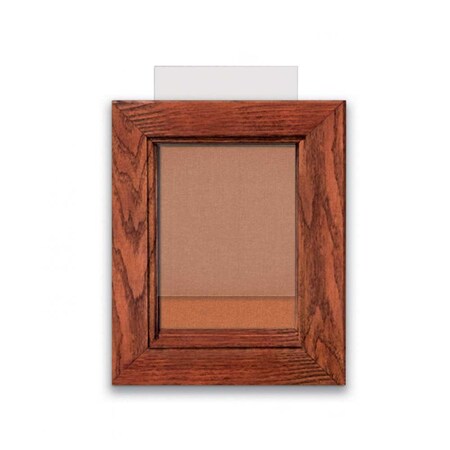 United Visual Products Indoor Enclosed Combo Board, 72"x36", Black Frame/Blue & Cinnabar UVCB7236B-BLUE-CINNABA